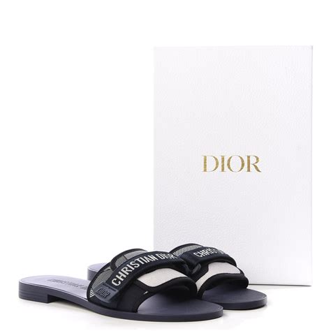 dior slide's blue|Dior slippers women.